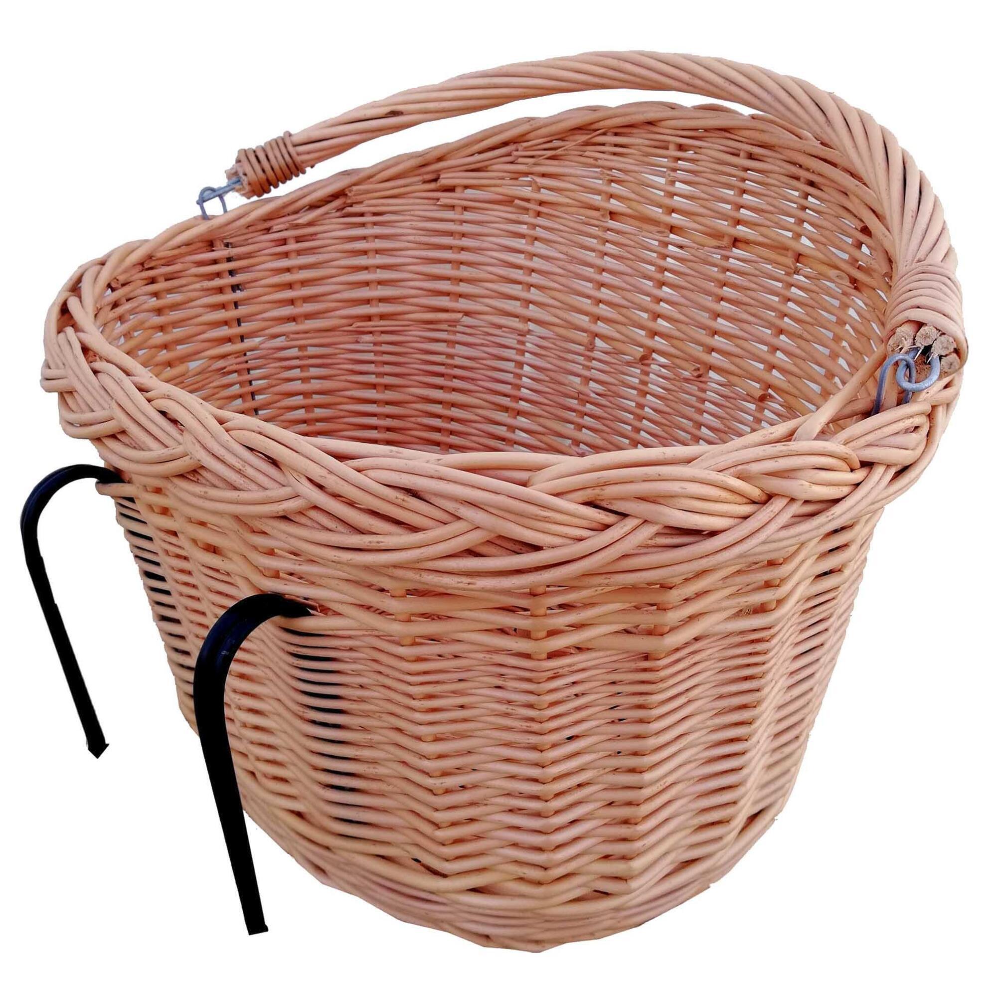 Onyx - Beau Grand Panier En Osier Pour Vélo - Panier Vélo - Marron - Taille Unique - Decathlon