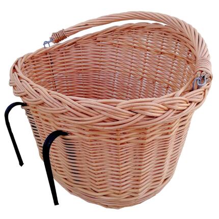 Kosz Wiklinowy Piękny Duży na rower
