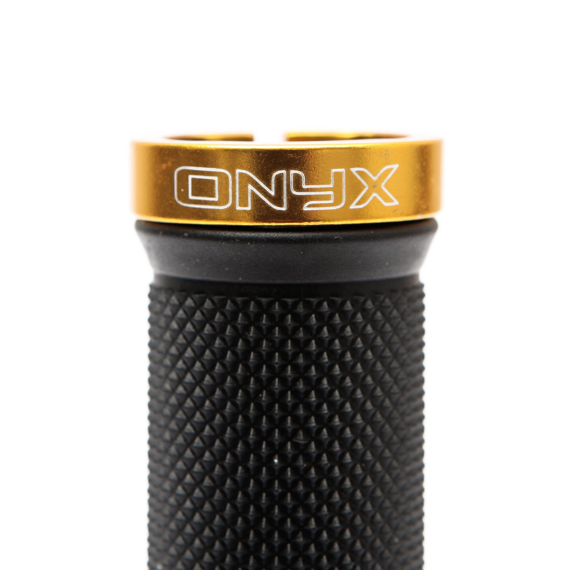 Fietshandvatten 2 stuks Onyx GOUD, zacht, goede grip, geschroefd 3/6
