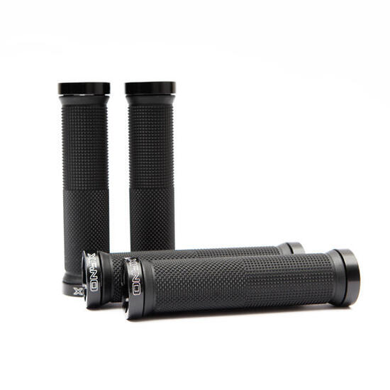 Manopole per bicicletta 2 pezzi Onyx morbide buona presa avvitate