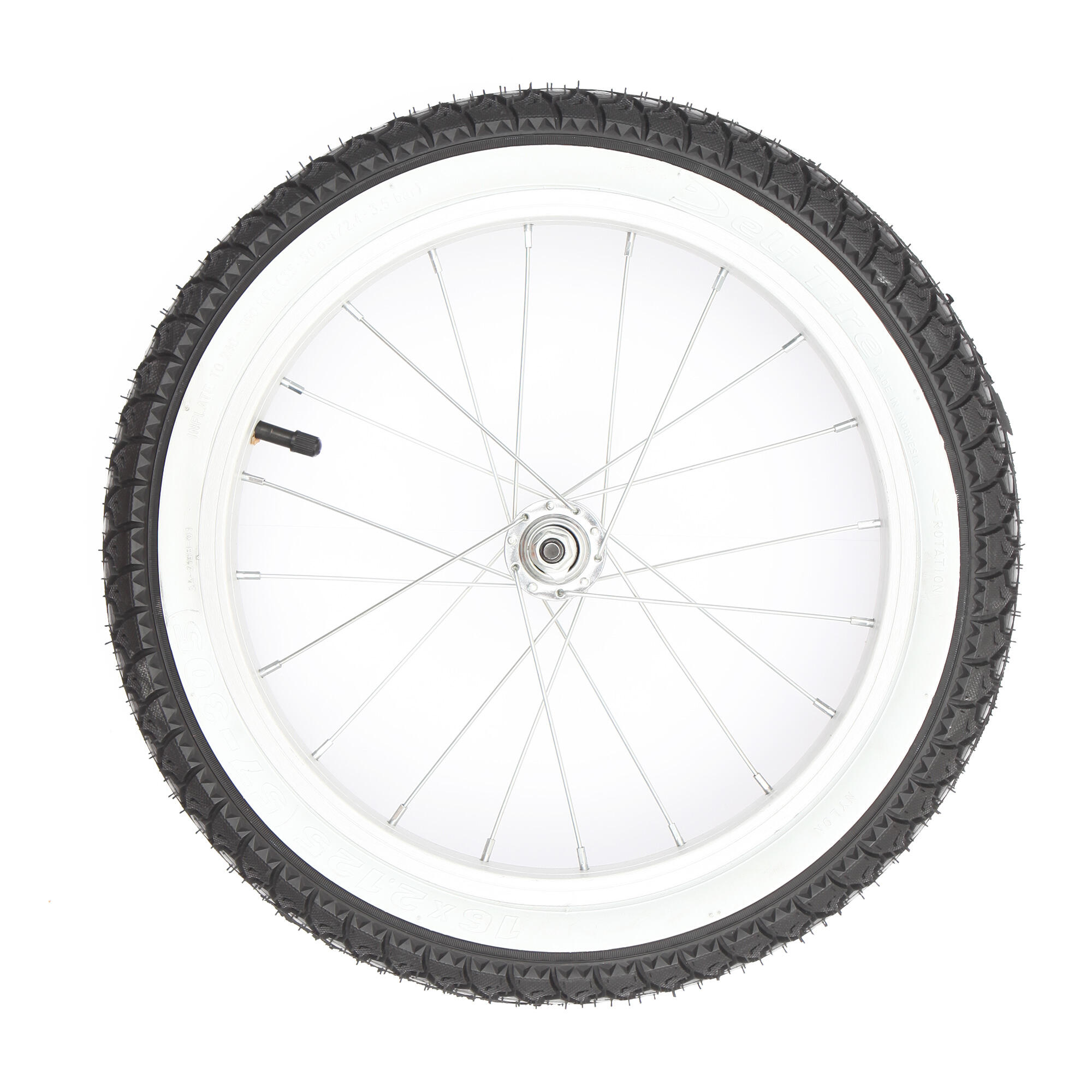 Deli Tire fietsband 16X2.125 Zwart-Wit 3/3
