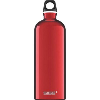 Alu-Trinkflasche Traveller 1.0L red