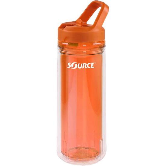 Trinkflasche ECO Tritan 600 ml amber orange