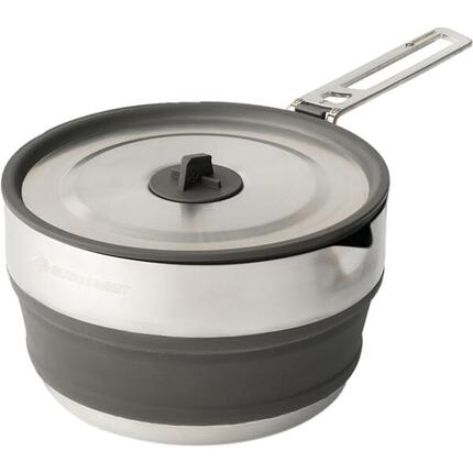 faltbarer Kochtopf Detour Stainless Steel Collapsible Pouring Pot 1.8L black