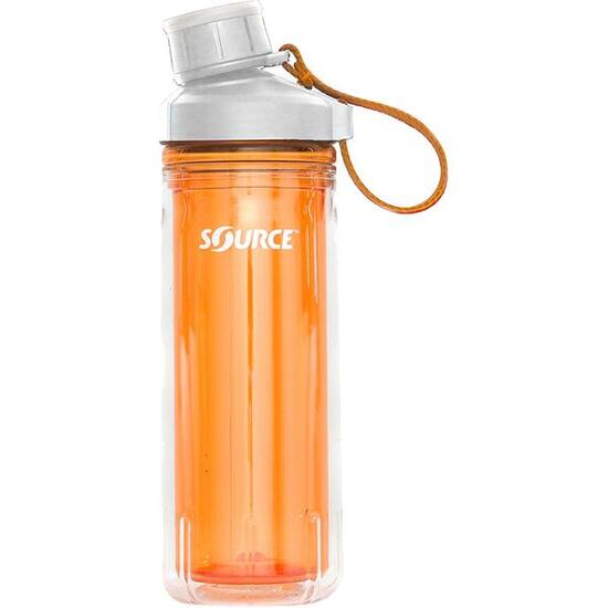 Trinkflasche ECO Tritan 600 ml ClickSeal amber orange