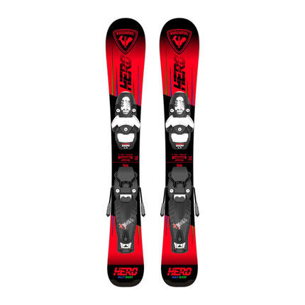 Narty zjazdowe dziecięce Rossignol Hero Pro Pre-Drilled Jr + wiązania Team 4 GW