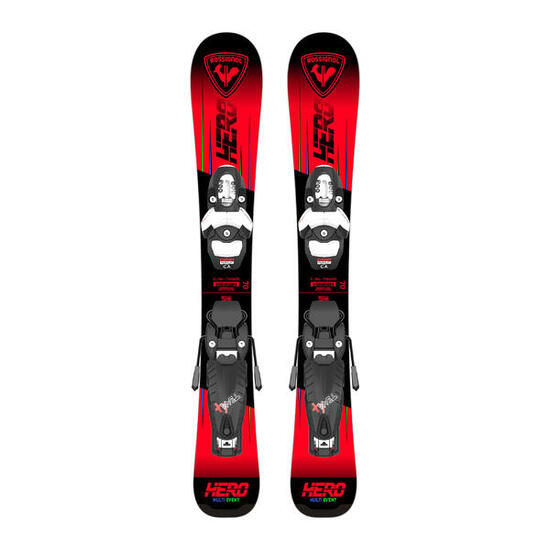 Narty zjazdowe dziecięce Rossignol Hero Pro Pre-Drilled Jr + wiązania Team 4 GW