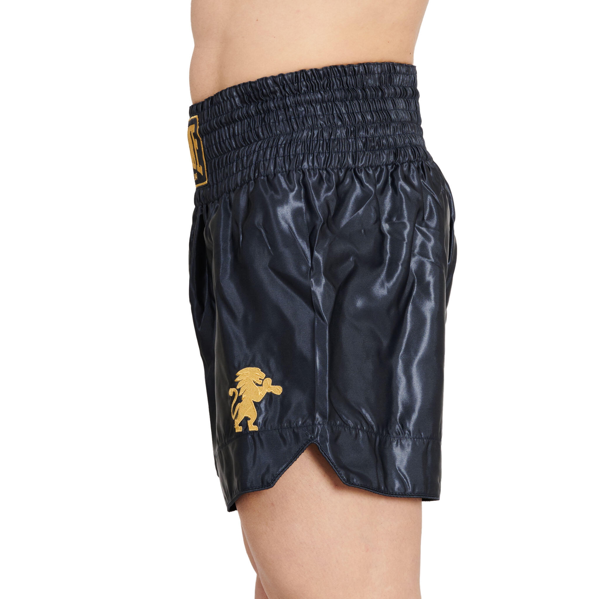 Calções Shorts Adulto Kick Boxing Muay Thai Leone 1947 BASIC 2 azul 2/7