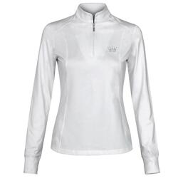 Chemise à manches longues pour femme EQUESTRIAN QUEEN Mackenzie 24AW Noir/Blanc