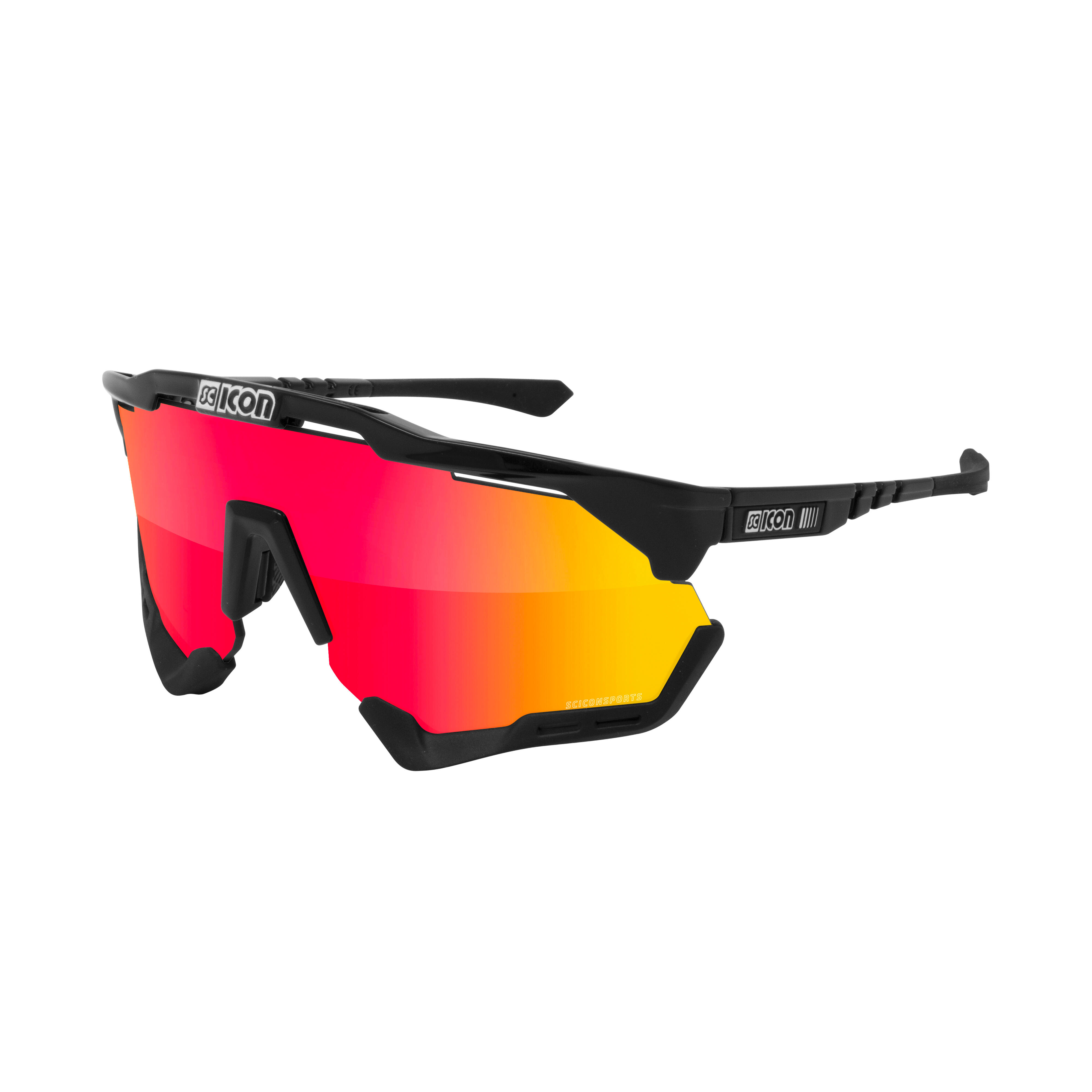 Scicon Sports - Aeroshade Xl Lunettes De Soleil De Performance Sportive - Lunettes De Soleil - Rouge - Taille Unique - Decathlon