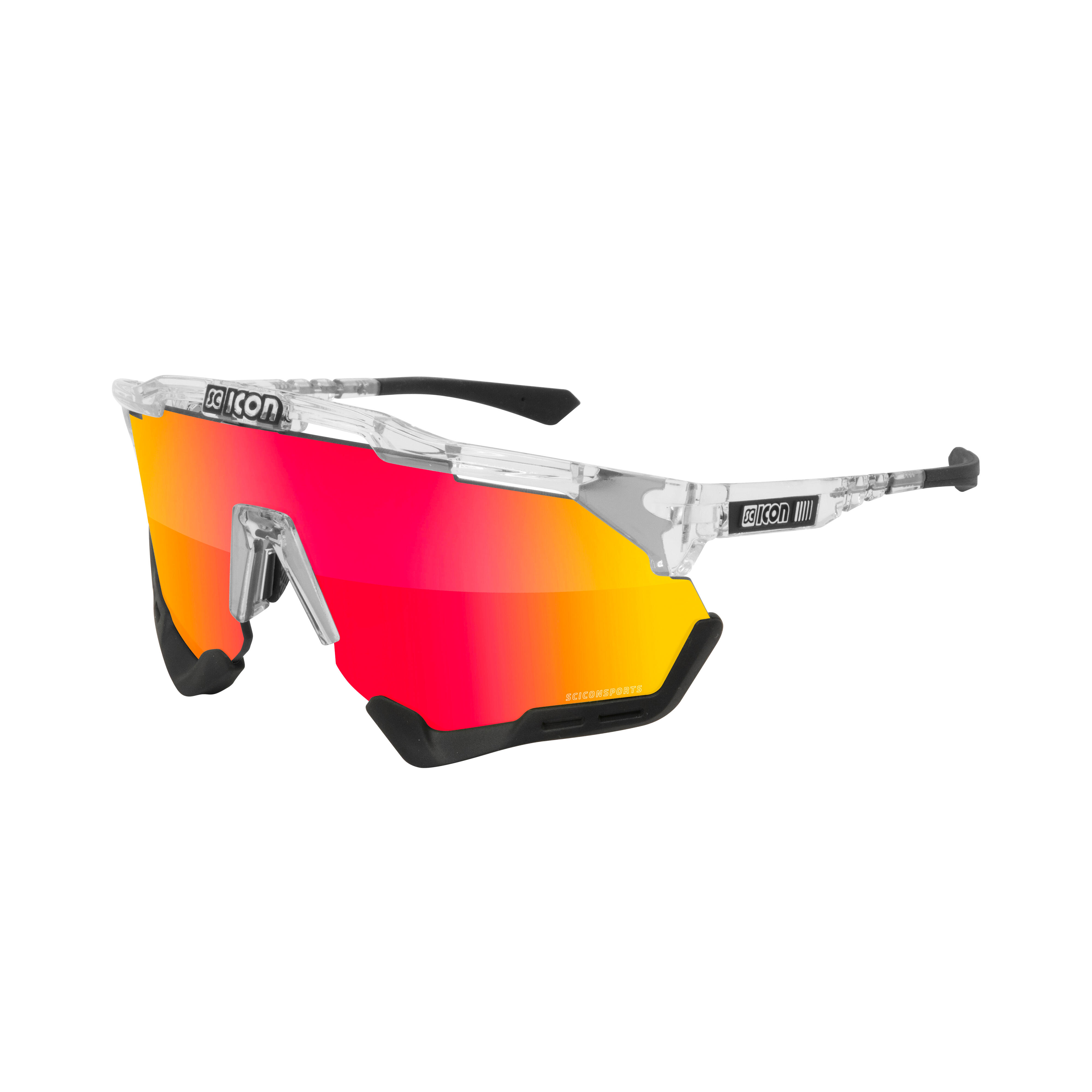 Okulary Scicon aeroshade xl scnpp verre multi-reflet rouges