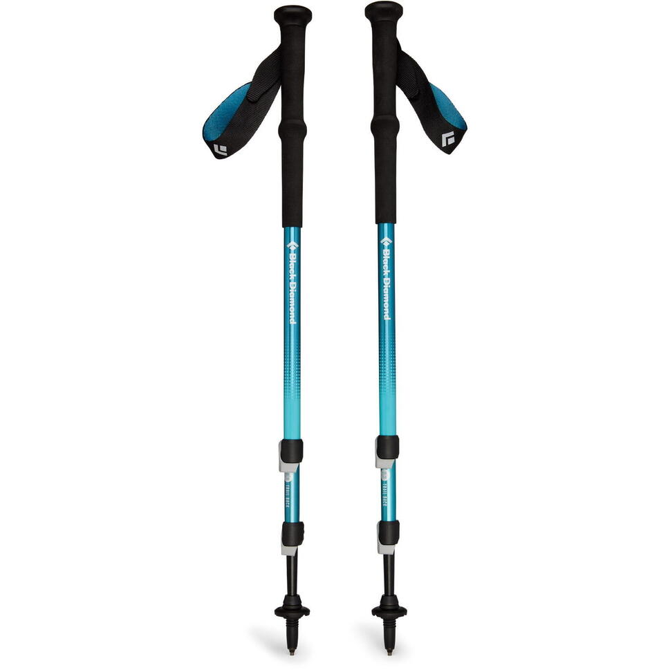Kije aluminiowe Black Diamond Trail Back Trekking Poles - creek blue