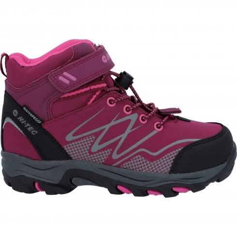 Hi-Tec Blackout Mid Junior Hiking Boot Pink - UK 13 7/7