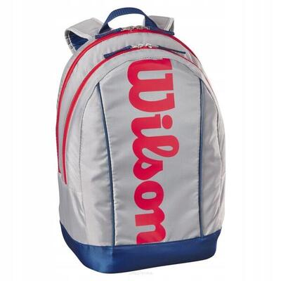Wilson Zaino Grigio Rosso Portaracchette Junior