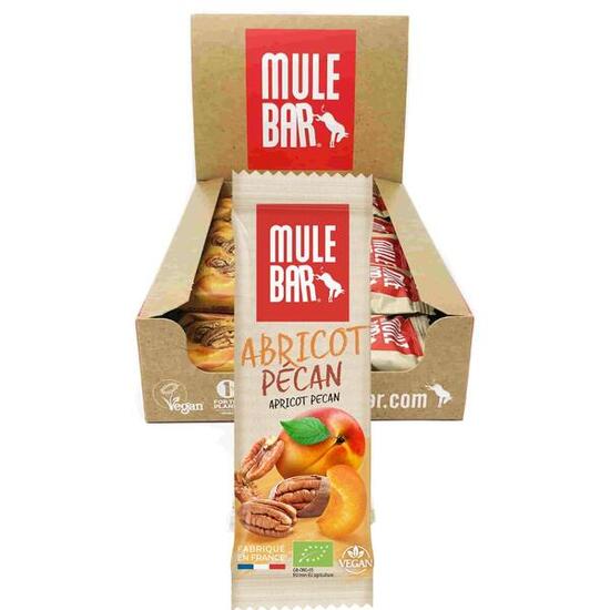 15 barres énergétiques céréales - bio - vegan - 40g - Abricot - Noix de Pécan