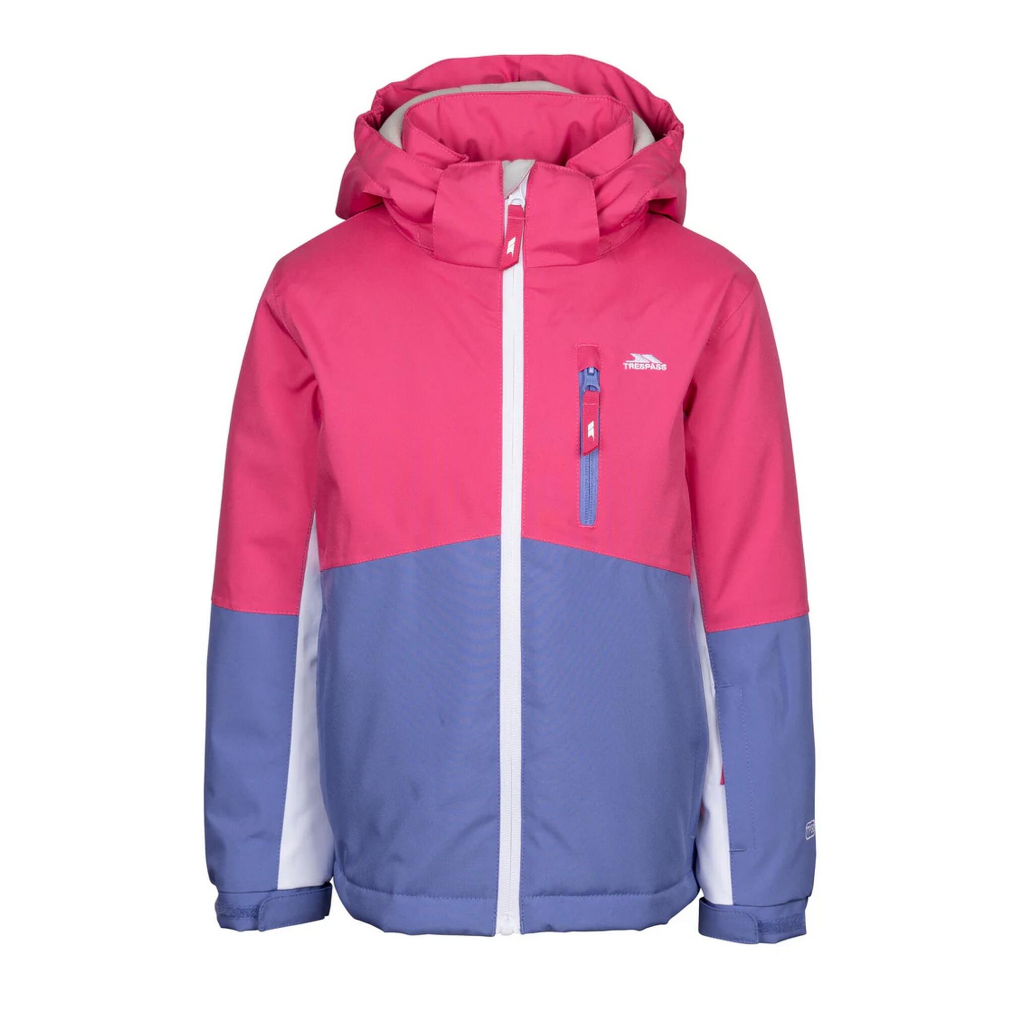 TRESPASS Childrens/Kids Lennox Ski Jacket (Soft Pink)