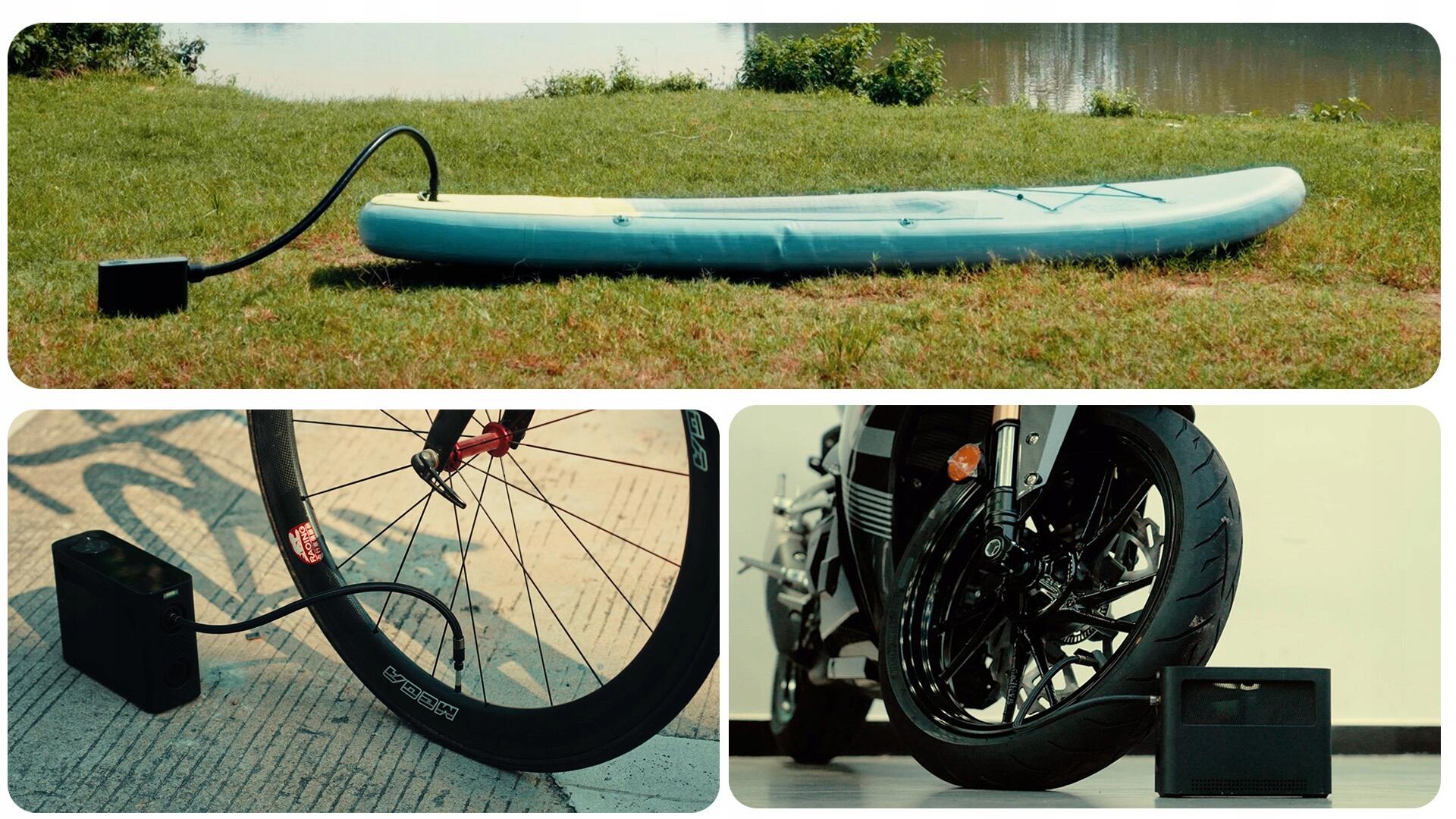 Elektryczna bezprzewodowa pompka rowerowa samochodowa AEROGOGO Giga Pump Vista 3/7