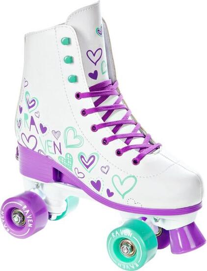 Classic Retro Trista Patines Ajustable Blanco/Morado/Menta