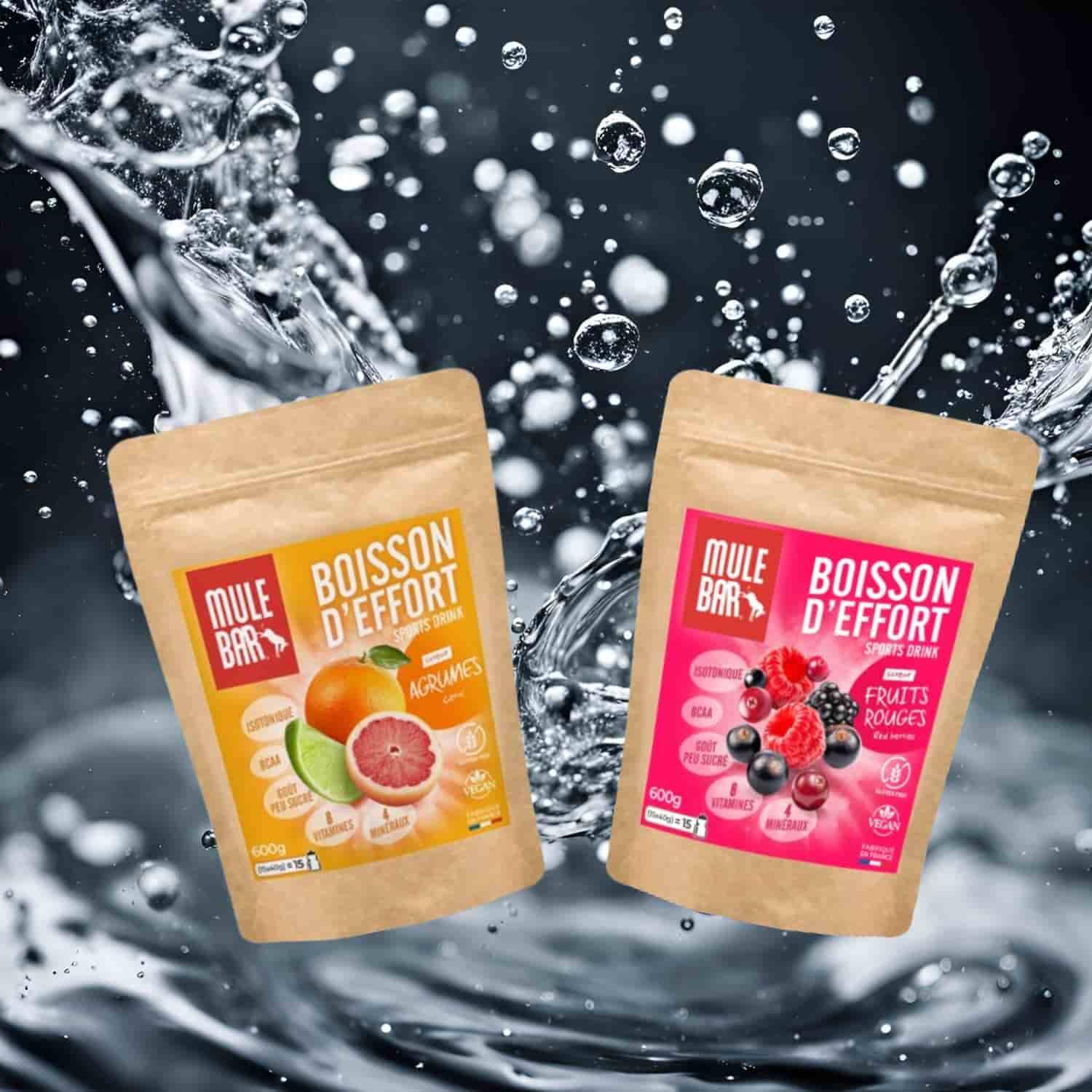 Boisson énergétique de l'effort - isotonique - Mulebar - agrumes - 600g 4/5