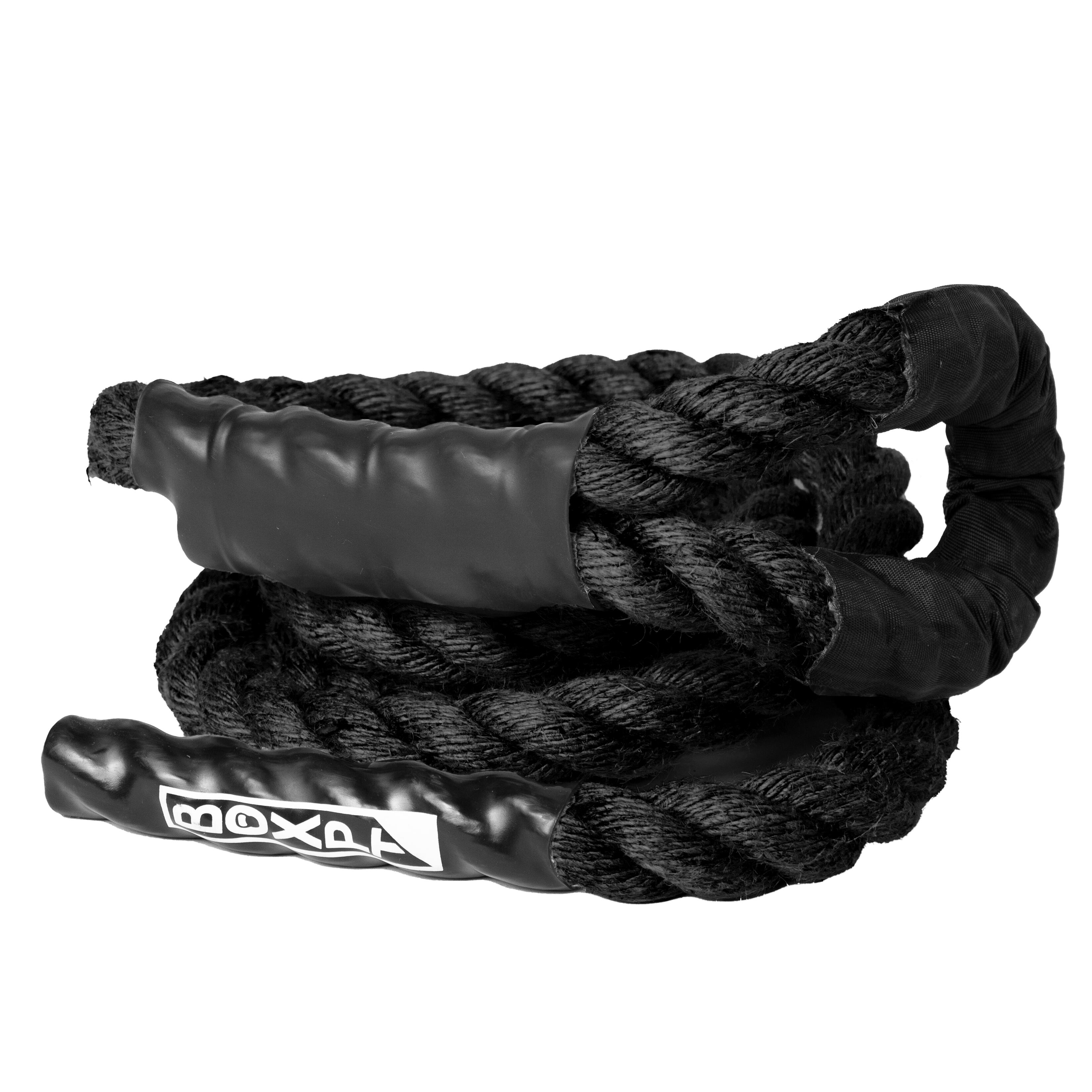 Boxpt Equipment - Corde D'Escalade Pp - Corde Ondulatoire - Noir - 5 M - Decathlon