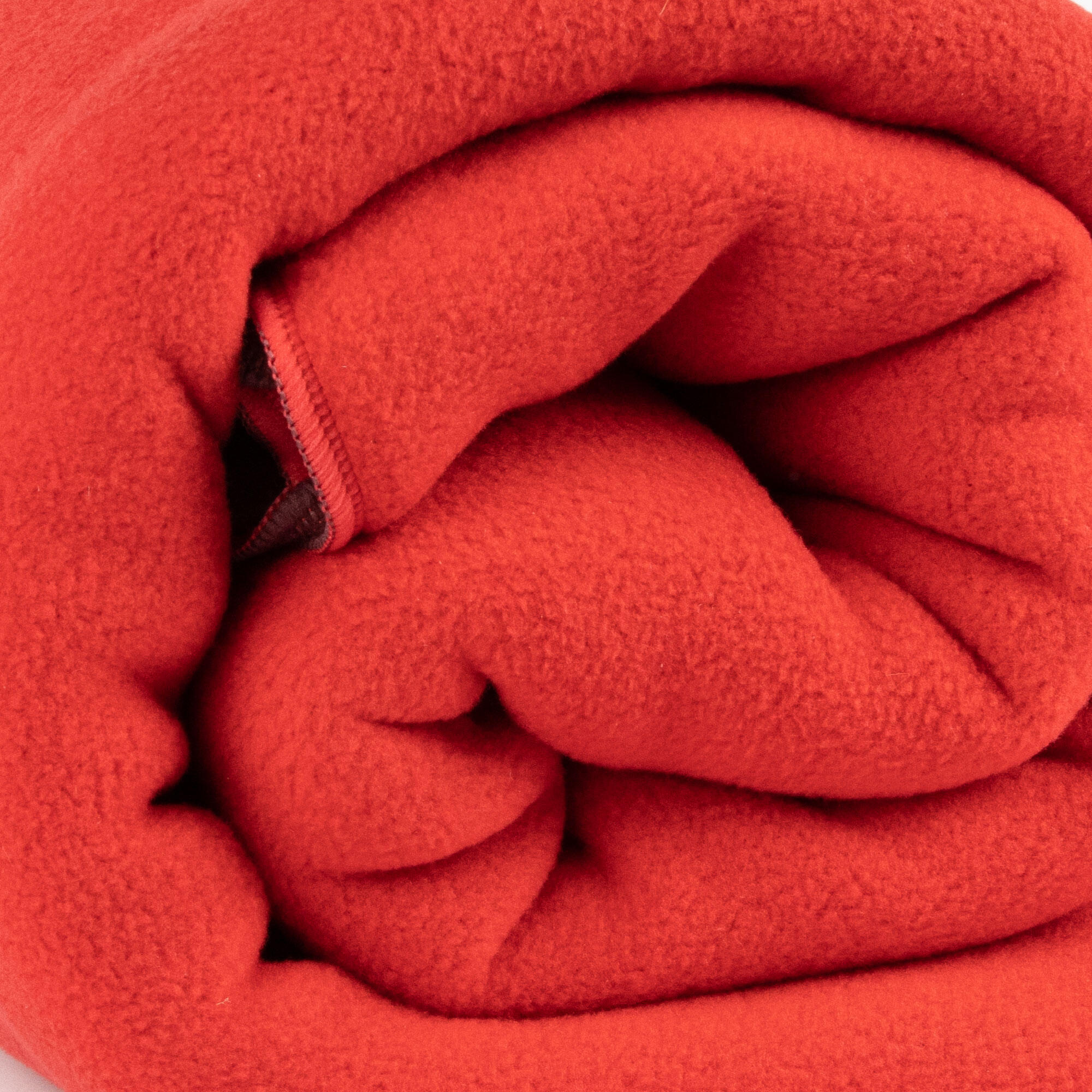 Koc do jogi myga Fleece - czerwony 5/7