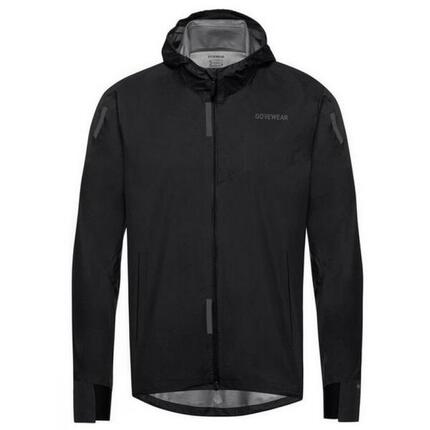Veste running Gore Wear Concurve Gore-Tex noire coupe ajustée 201 g