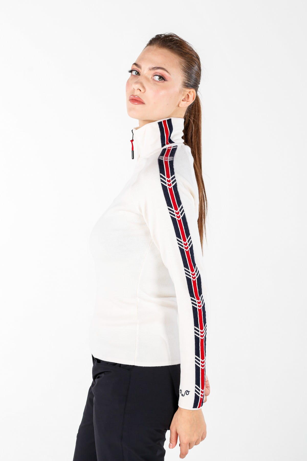 Sweter turystyczny damski Woolona 100% Merino 3/7
