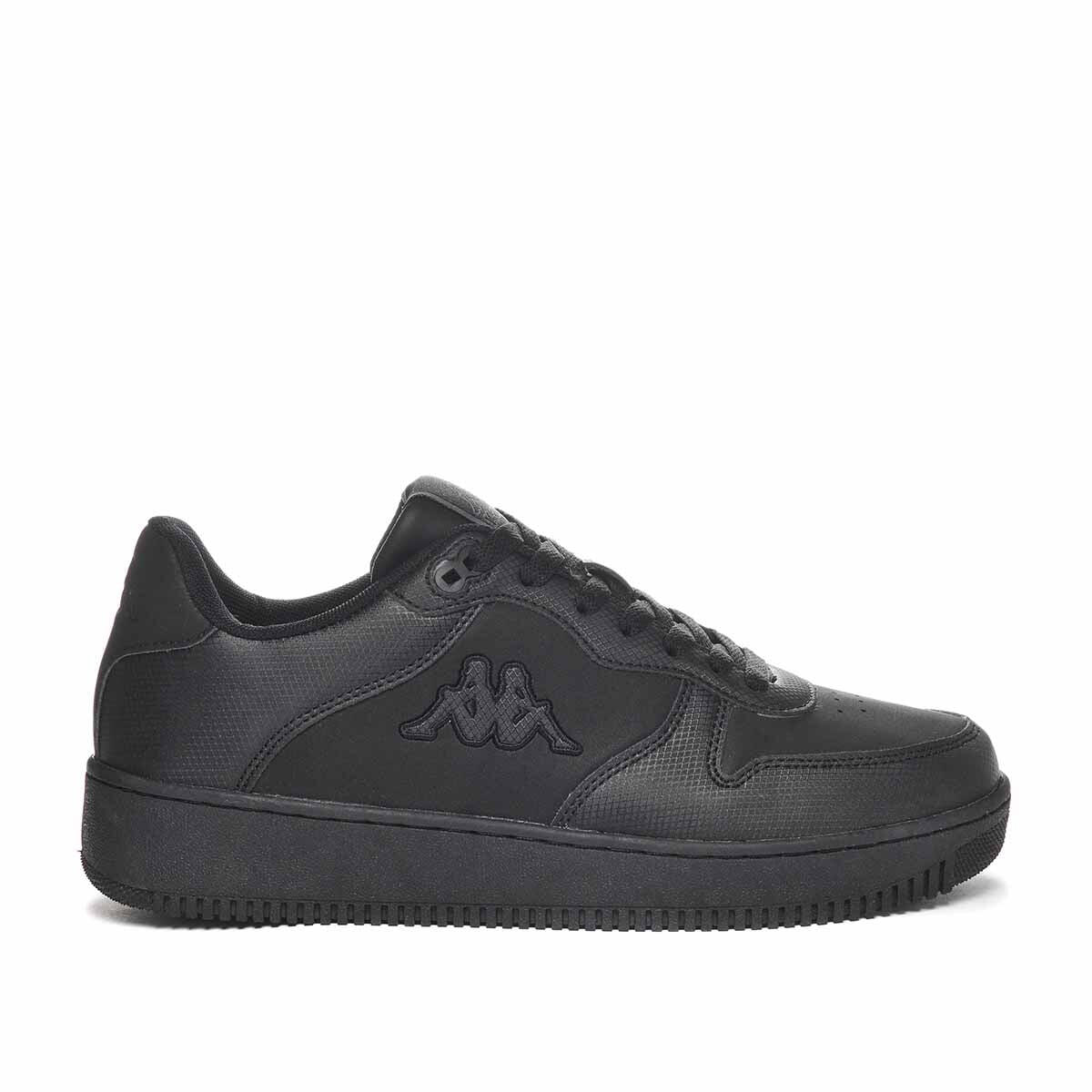 KAPPA sneakers da uomo e donna in poliestere nero da fitness