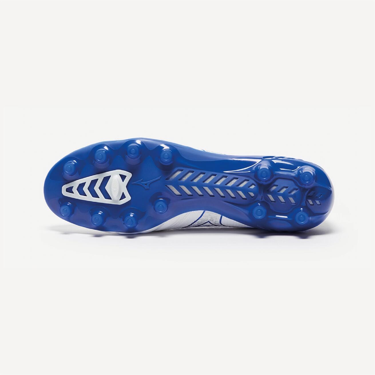 Chuteiras Mizuno Morelia Neo II B Elite Fg Brancas e Azuis 2/6