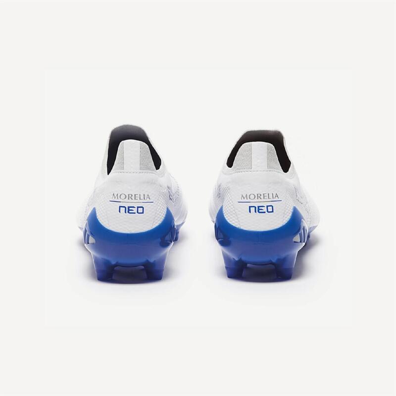 Ghete de fotbal Mizuno Morelia Neo II B Elite FG Alb și albastru