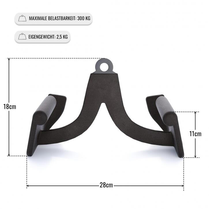 Gorilla Sports Roeigreep - Zwart - Rubber Coating - Handgreep - Anti-slip 7/7