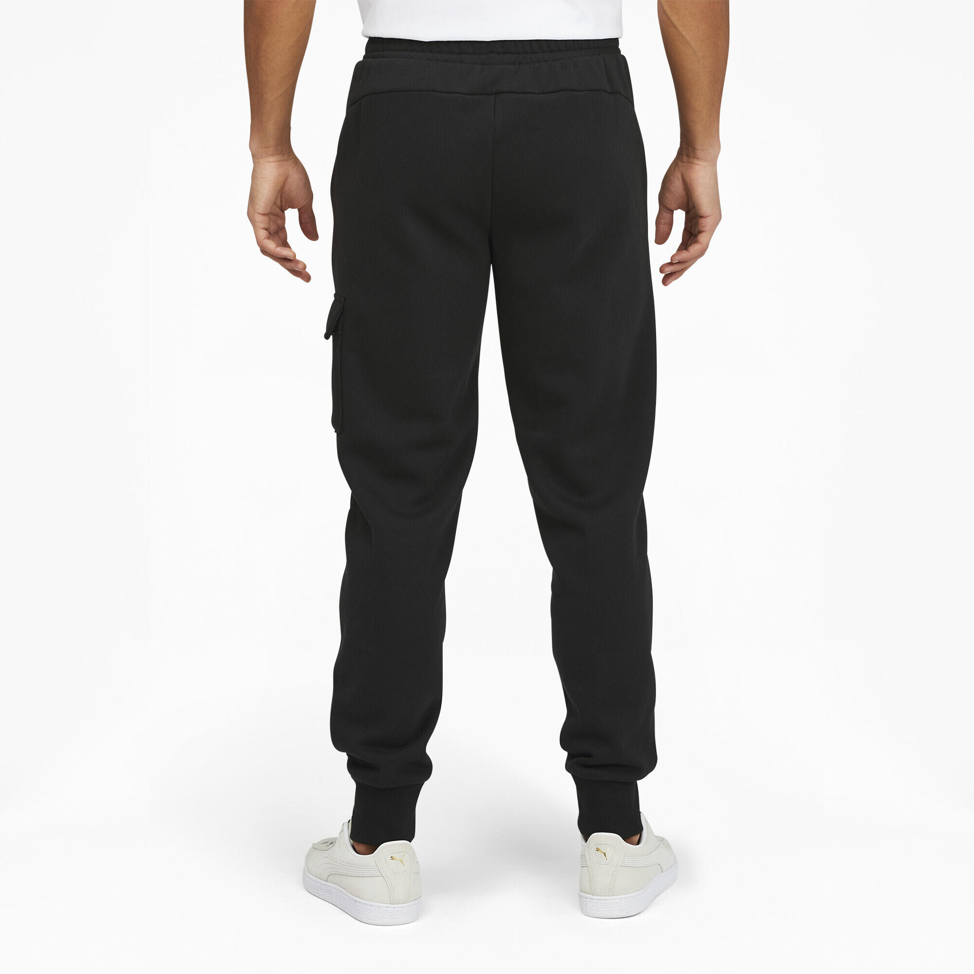 Pantaloni Cargo Essentials da uomo PUMA Black 4/5