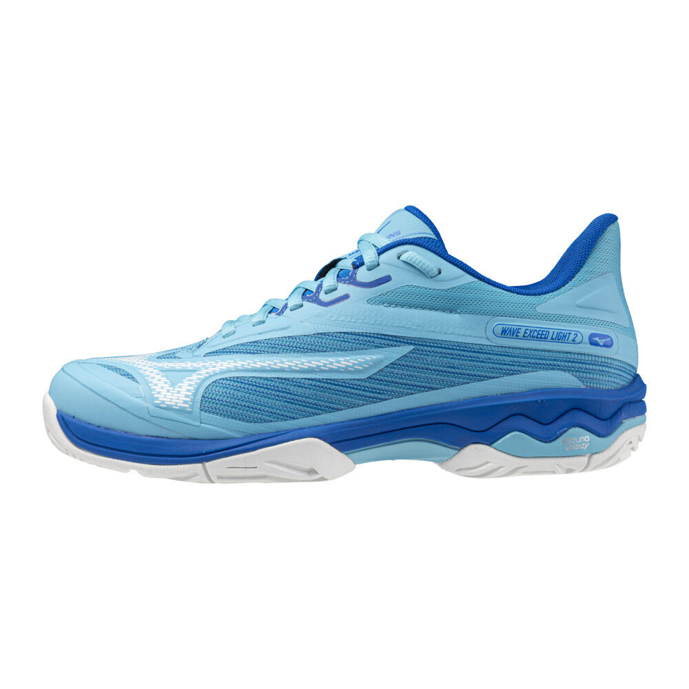 Mizuno Wave Exceed Light AC Damen Tennisschuhe river blue/white