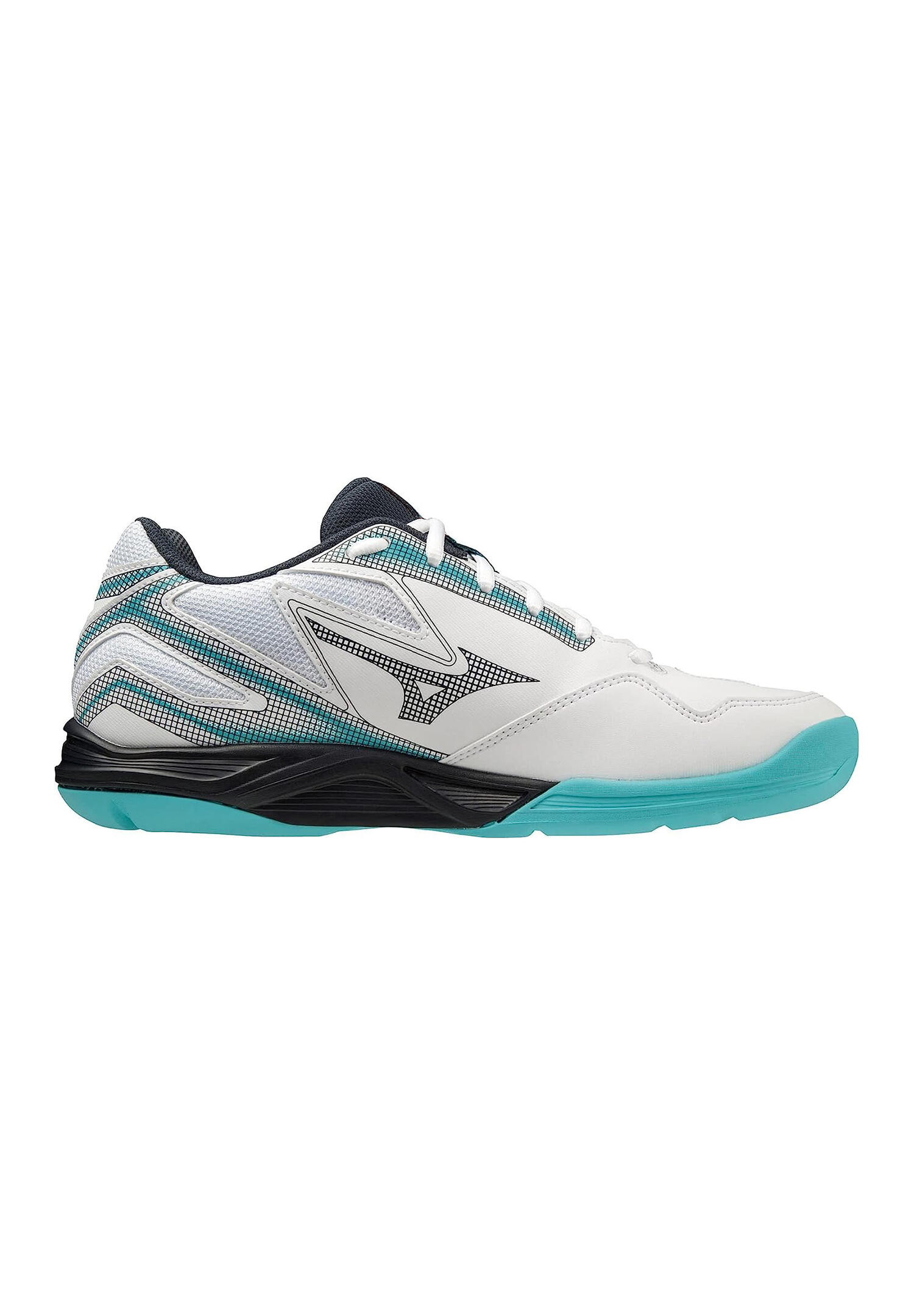 Mizuno BREAK SHOT 4 Tennisschuhe Damen Multicourt 61GR234420 weiß/blau 5/7