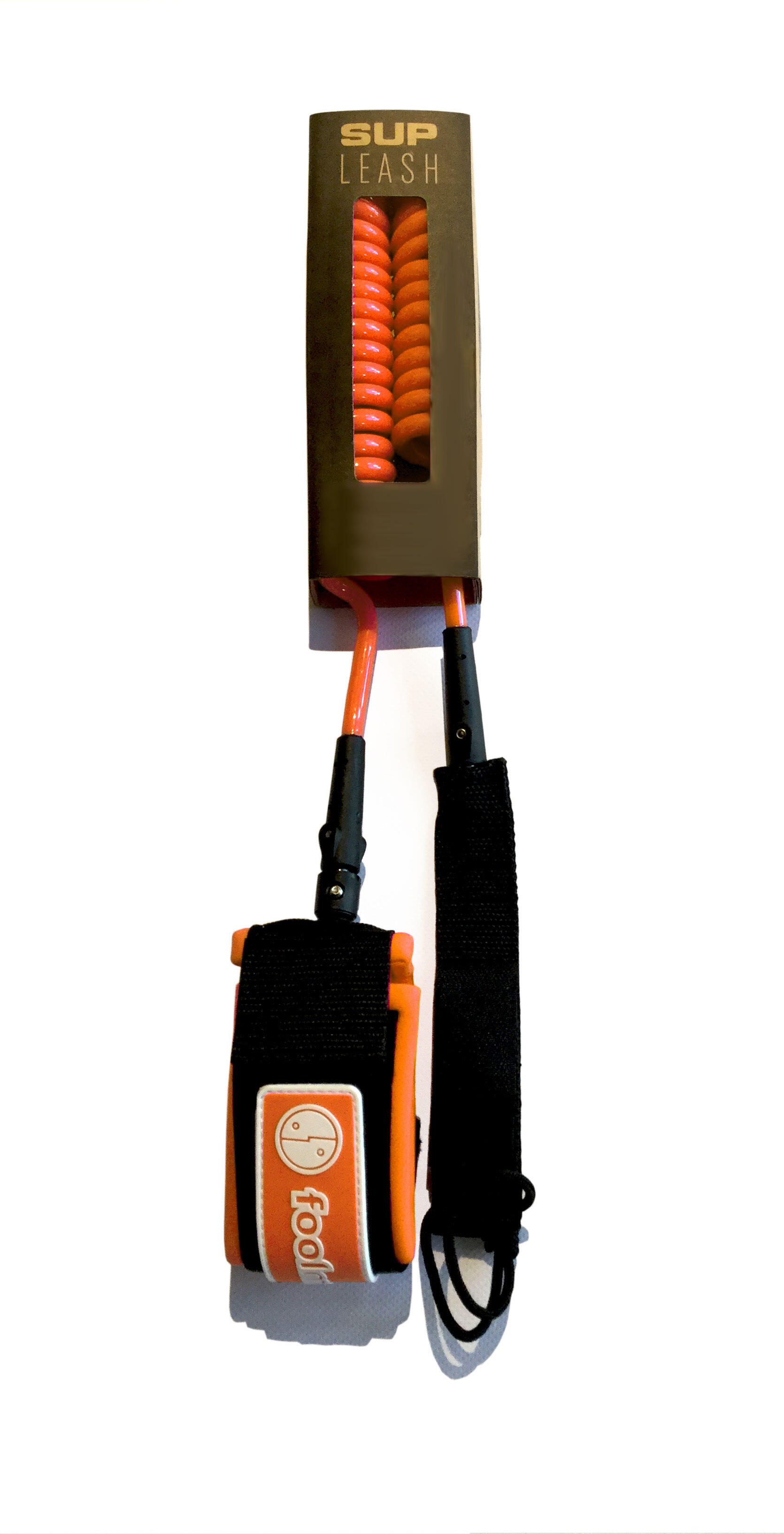 FOOLMOON SUP Leash | 9ft x 8mm | orange