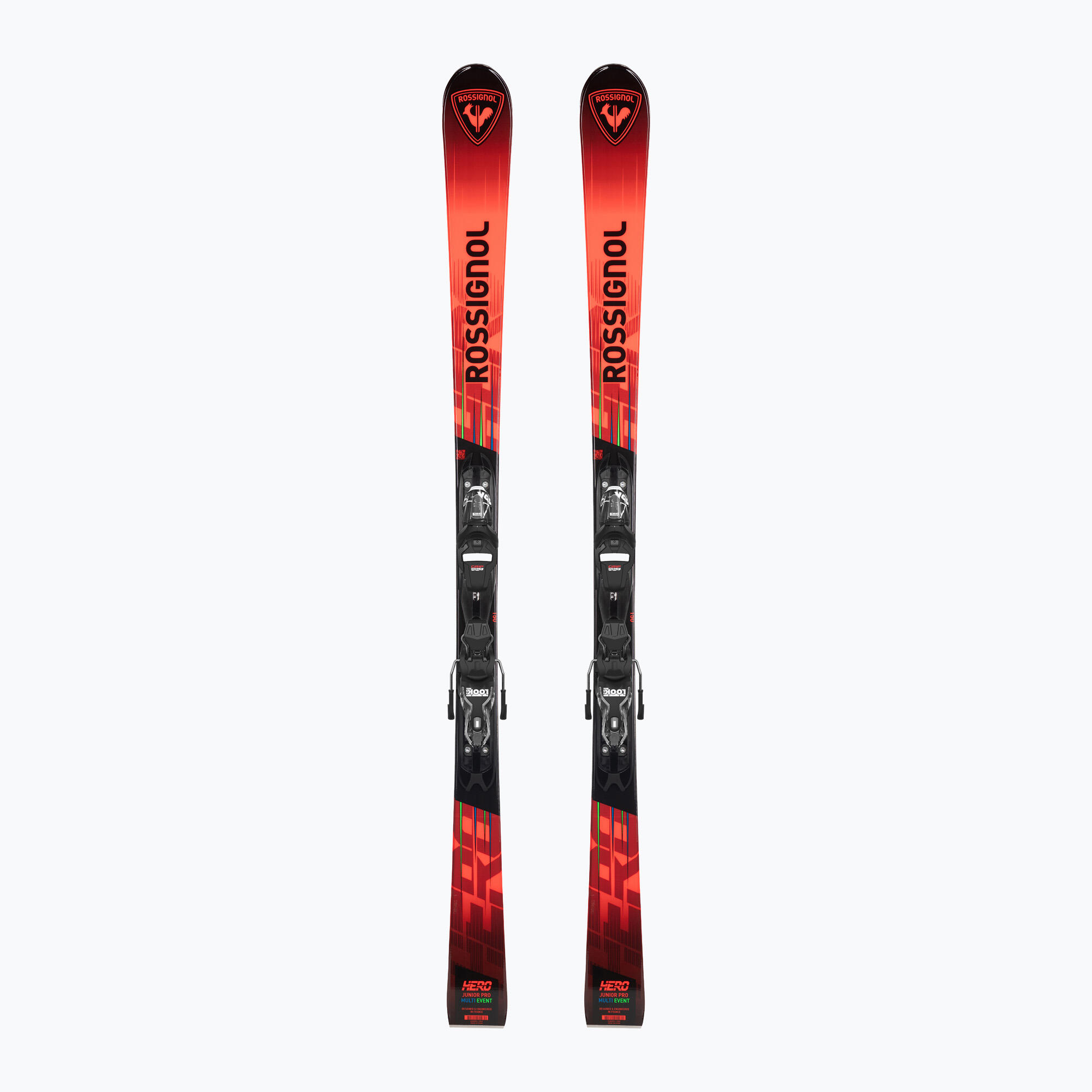 Skis alpins enfant Rossignol Hero Jr Multi-Event + fixations Xpress 7 GW 2/2