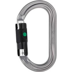Mousqueton PETZL OK Ball‑Lock M33A BL symétrique automatique acier durable