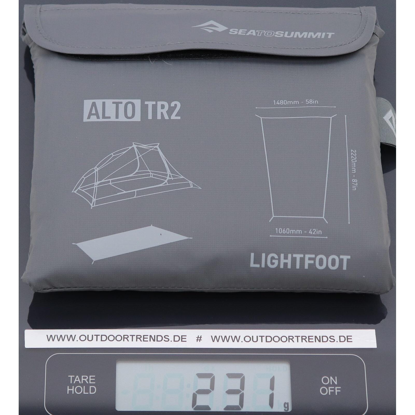 Zeltunterlage Lightfoot Footprint Alto TR2 + Alto TR2 Plus 2/3