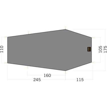 Zeltunterlage Floor Sheet LT Gargia 3