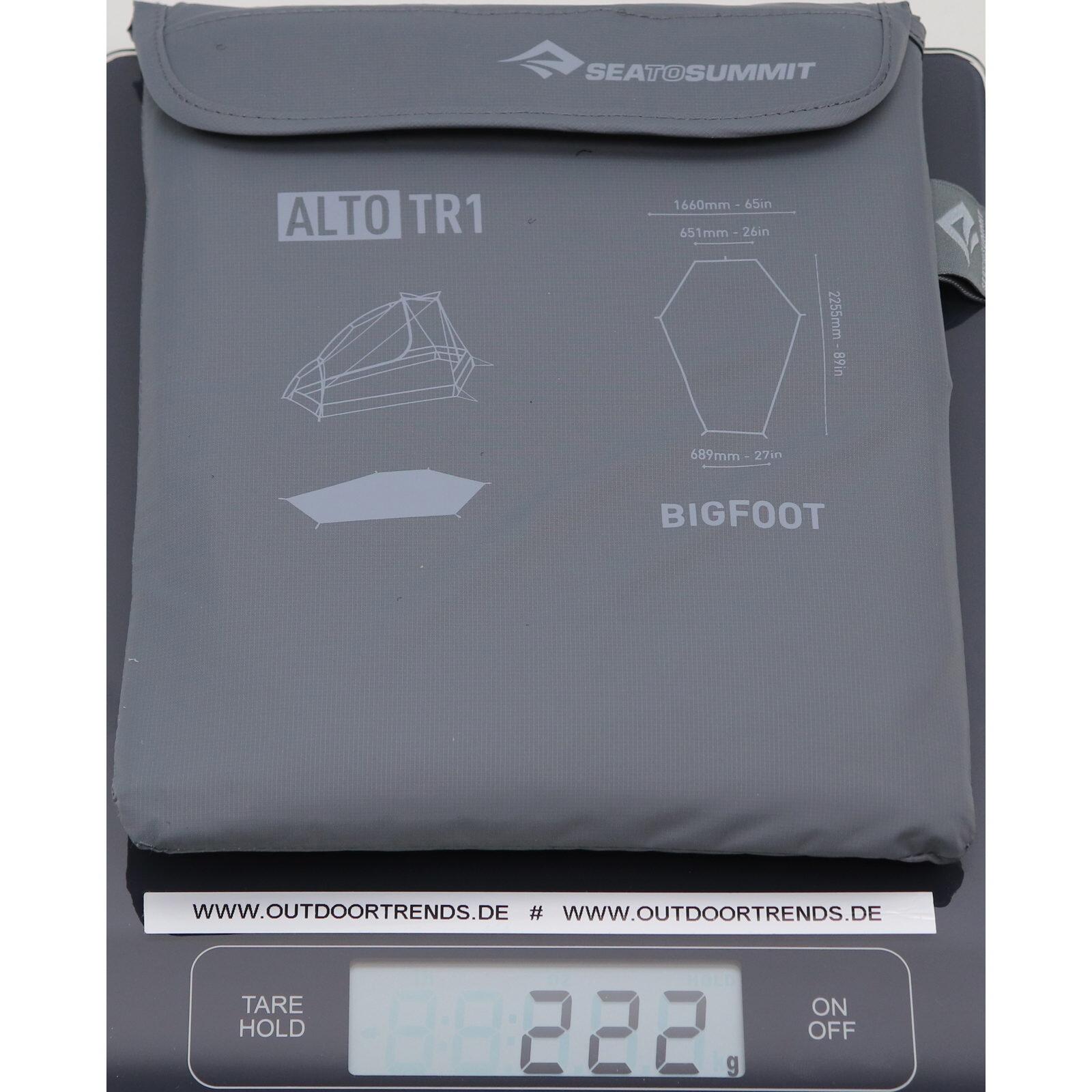 Zeltunterlage Bigfoot Footprint Alto TR1 + Alto TR1 Plus 2/3