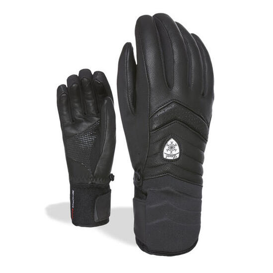 Gants Level Maya Femme en cuir de chèvre Noir