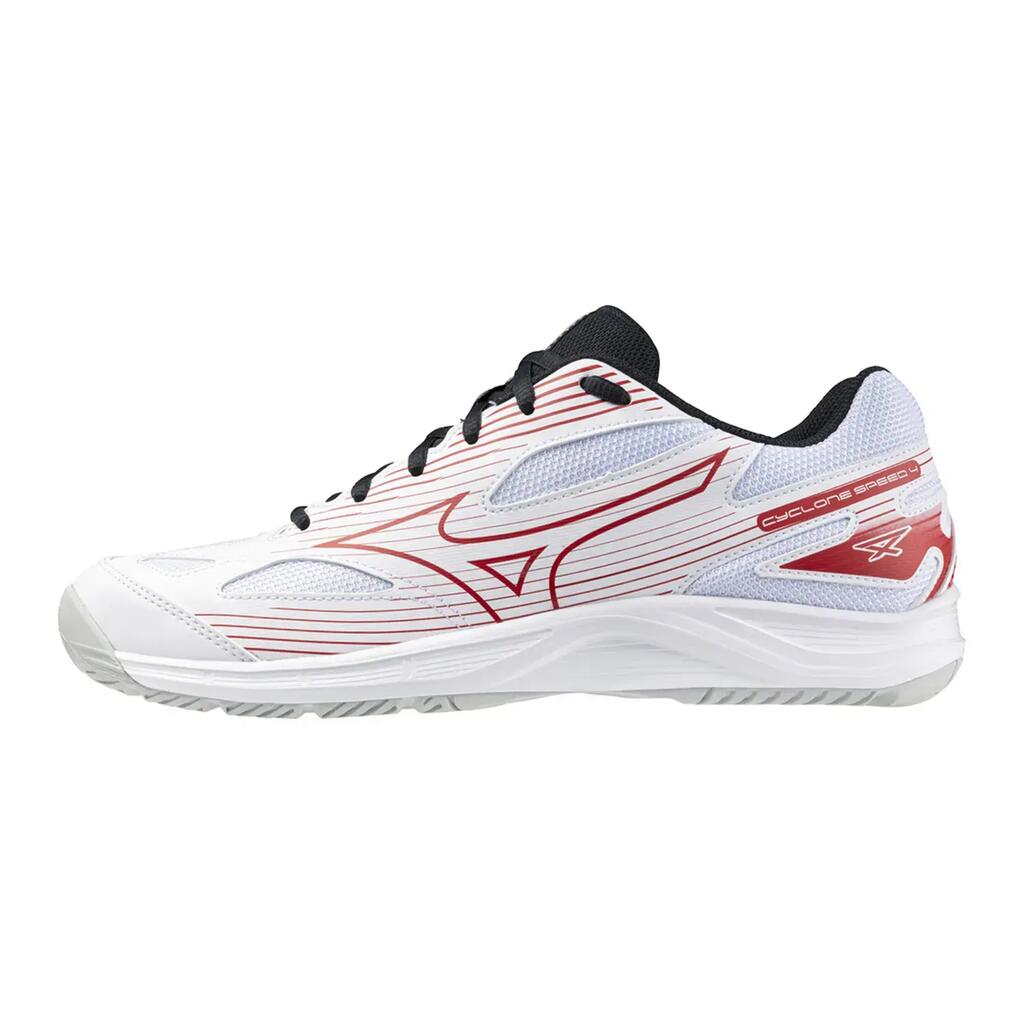Mizuno Cyclone Speed 4 Volleyball Shoes White/Salsa/Black