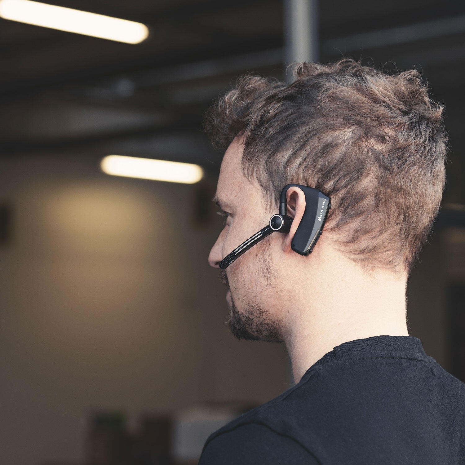 Midland C1521 Dual Headset – Bluetooth mono earpiece with PTT 5/7
