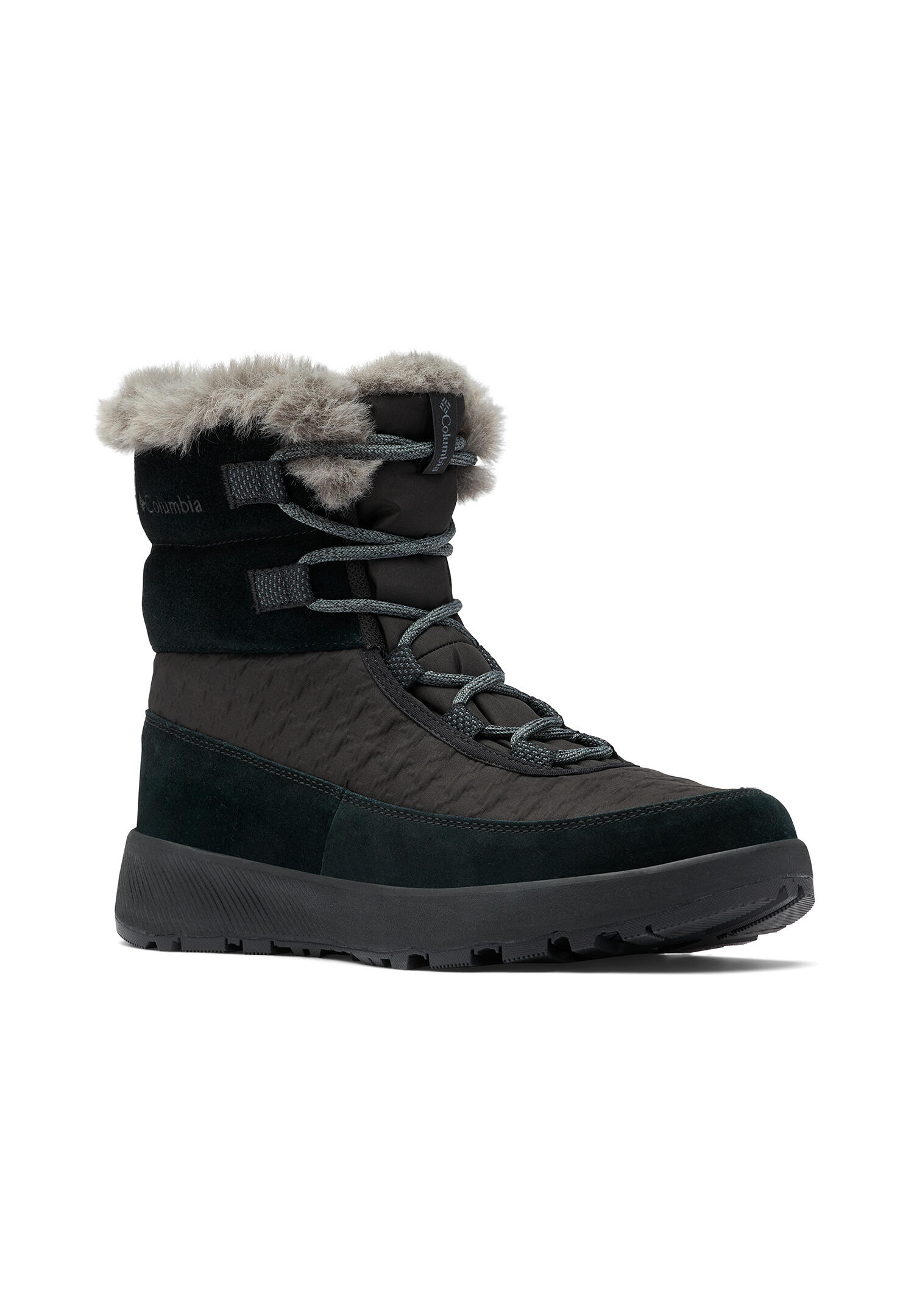 COLUMBIA Buty zimowe damskie Slopeside Peak Luxe black graphite-37