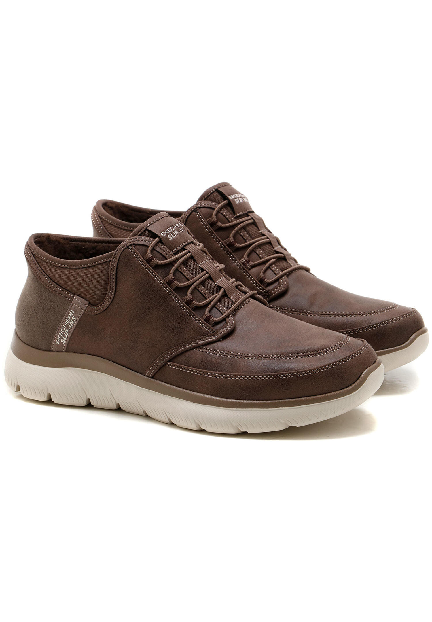 Baskets Skechers Modèle Slip Ins - Summits - Siegul Couleur Marron 1/7