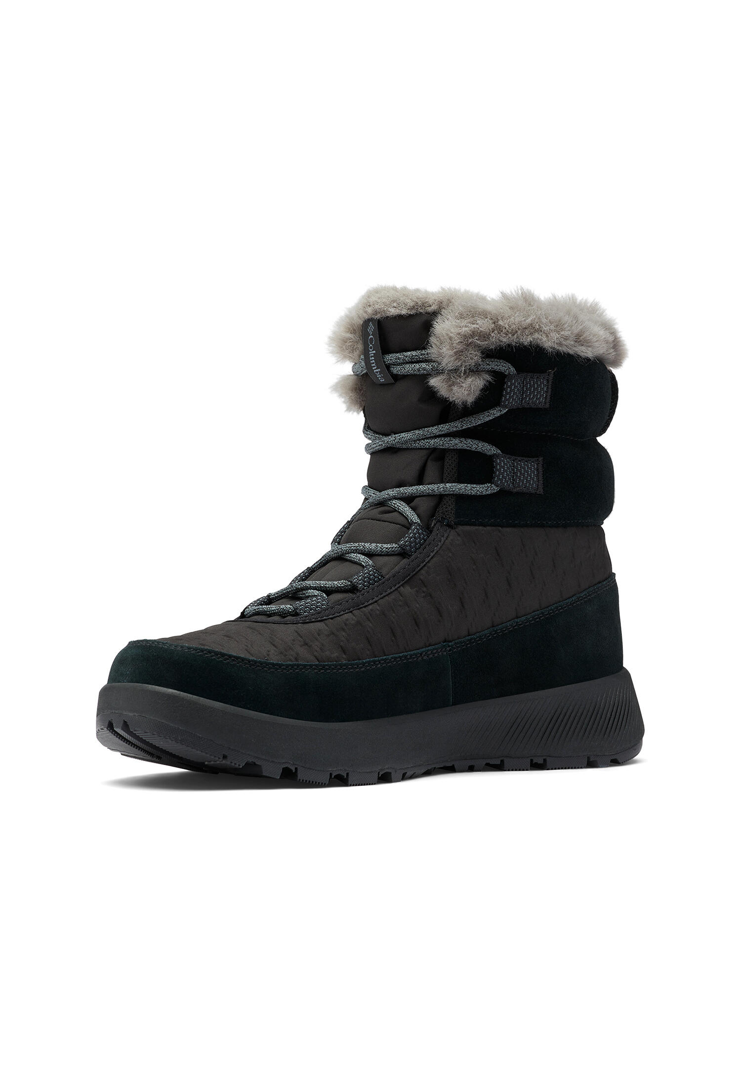 COLUMBIA Buty zimowe damskie Slopeside Peak Luxe black graphite-37 4/7