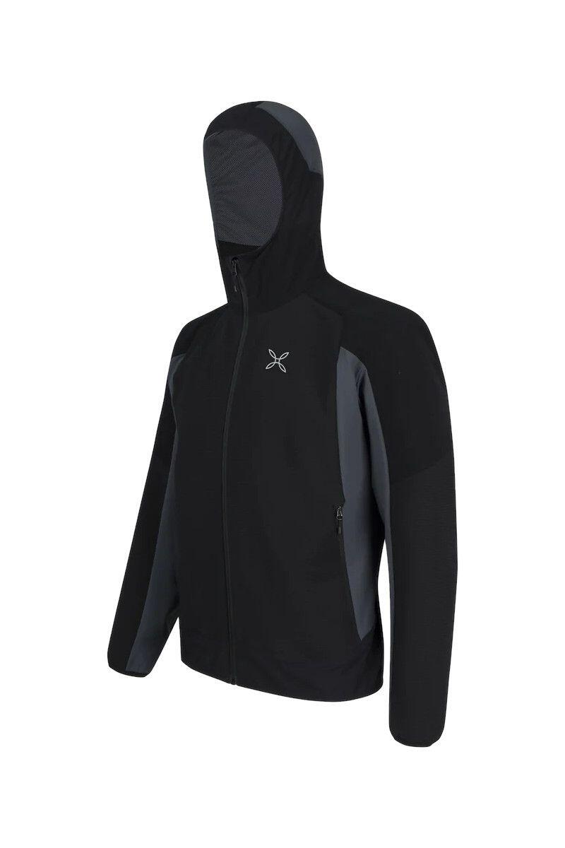 MONTURA Giacca trekking uomo Montura Premium Wind Hoody nero L