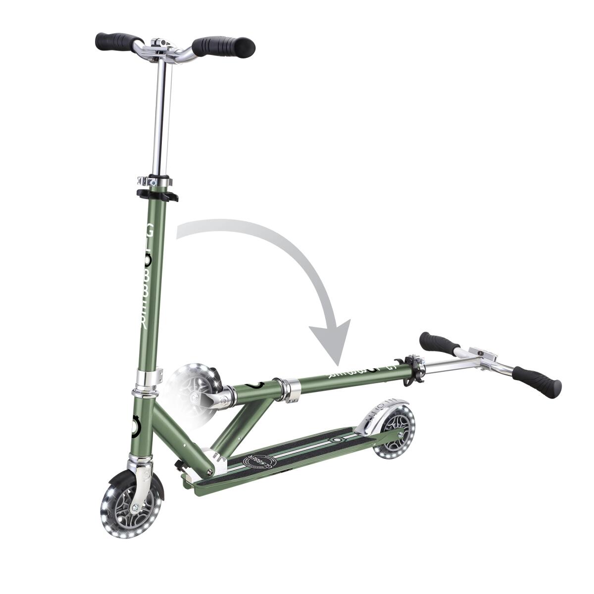 Trottinette 2 roues FLOW ELEMENT LIGHTS - Vert Olive 3/6