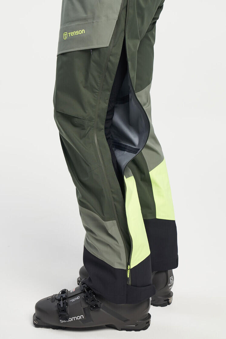 Pánské skialpové membránové kalhoty TENSON Touring Shell Pant M tmavě zelené 4/7
