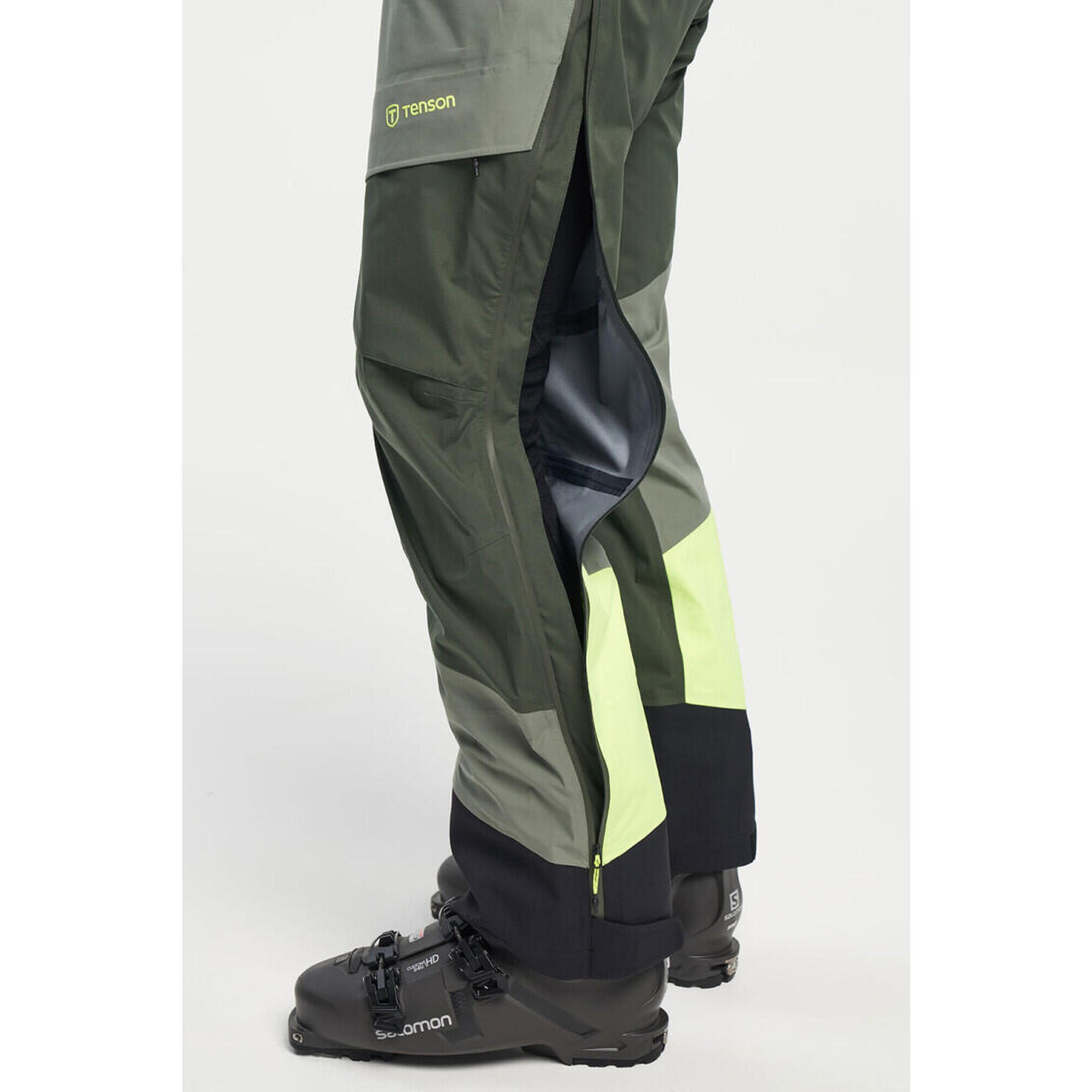 Pánské skialpové membránové kalhoty TENSON Touring Shell Pant M tmavě zelené
